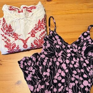 Vintage top and dress bundle